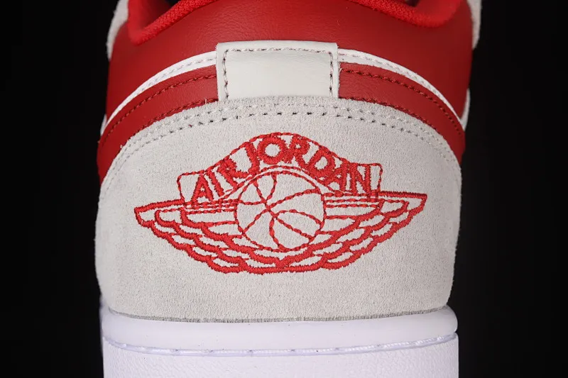 All categories Air Jordan Jordan series basketball shoes Air Jordan 1 Low Air Jordan 1 Low AJ1 Joe 1 low top beige red hook Retro cultural leisure sports basketball shoes DC6991-016